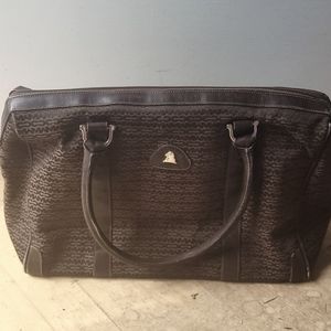 Vintage Mark Cross brown logo handbag